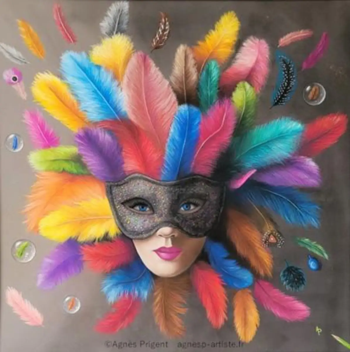 Pastel – Plumes et bulles